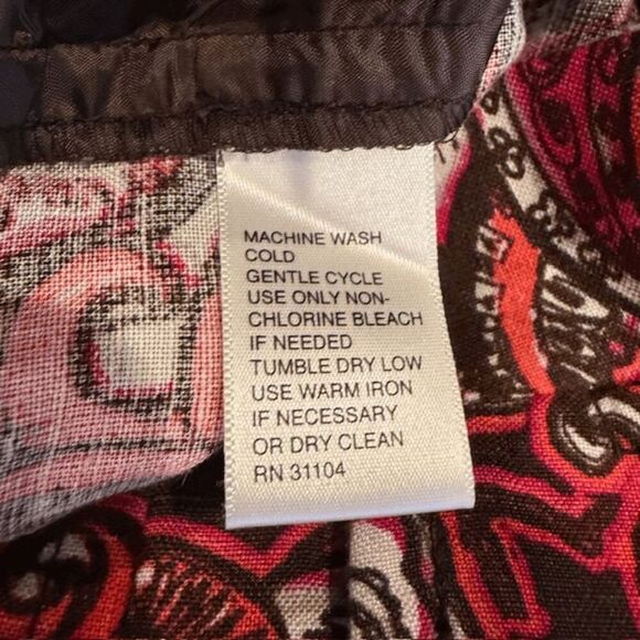Banana Republic / Madison 2 PC Bundle Print Trouser Shorts Floral Paisley Size 4 - Picture 4 of 15